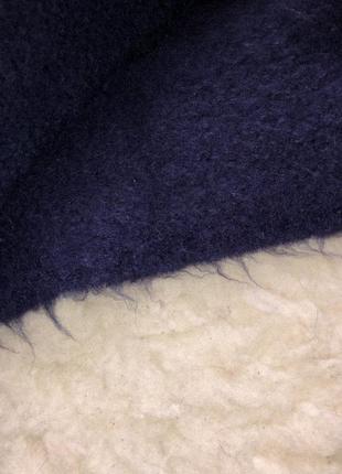 Объёмный грубый шарф с бахромой тренд большой пышный