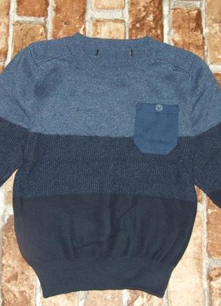Кофта свитер мальчику котон 1 - 2 года george
