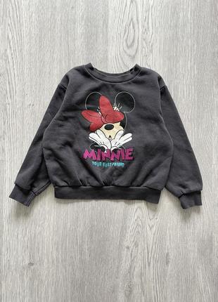 Крутой свитшот флис кофта микки маус h&m 3-4роки
