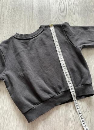 Крутой свитшот флис кофта микки маус h&m 3-4роки4 фото