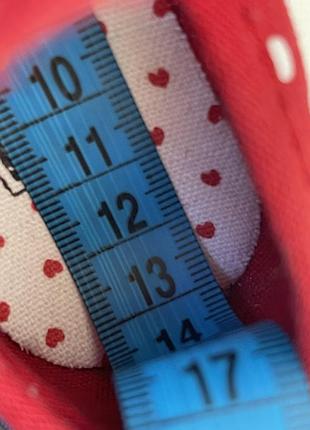 Червоні тапки в горошок з бантиком 5