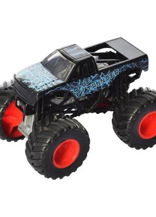 Іграшкова машинка bambi h3013a-1 (black), 1 масштаб 1:64 (чорний). машинки металеві для хлопчиків