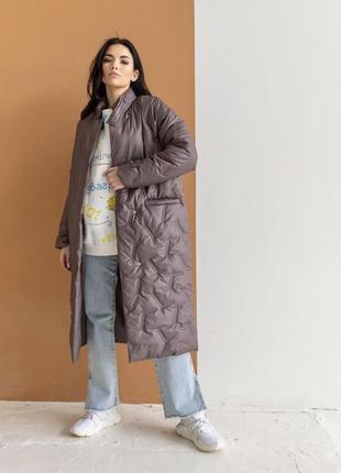 4 цвета, premium quality, original brand, пальто женское миди утепленное плащевка на синтипоне демисезонное весеннее осеннее2 фото