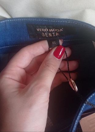Оригинальная джинсовая юбка от vero moda3 фото