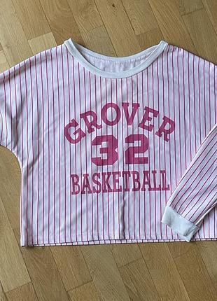 Кроп топ с длинным рукавом