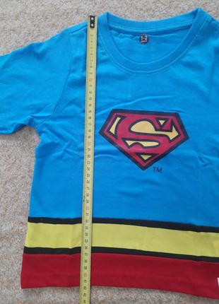 Новые фирменные футболки супермен на 1-2года2 фото
