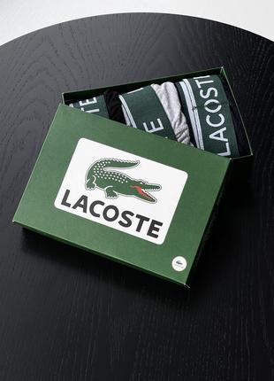 Мужские трусы lacoste набор 3 шт на подарок8 фото