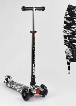 Детский самокат best scooter 4 колеса pu со светом, a25771/779-1512