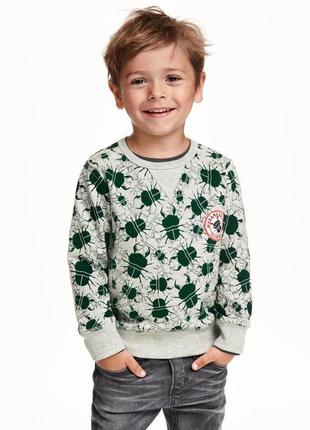 Кофта свитшот мальчику 5 - 6 лет h&m