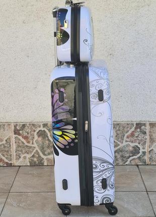 Поликарбонат бютик чемодана madisson 16820 butterfly 🦋