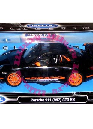 Машина welly porsche 911(997) gt3 rs металева (22495w)