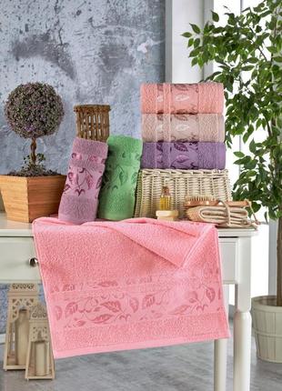 Набір рушників dolphin classic cotton, 6 штук, 70x140 см, (2507_ea55_soke)