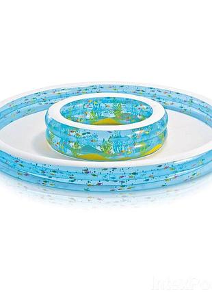 Бассейн надувной круглый intex 279х36см 57143