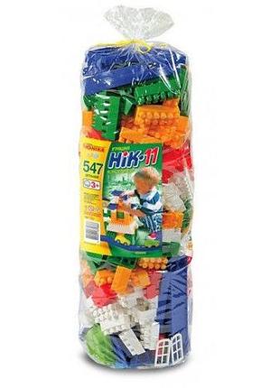 Дитячий конструктор блоковий юніка "нік-11" (0989)