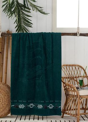 Пляжний рушник philippus beach towel, 90x170 см, (2510_yelkenli_pyesil)