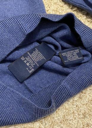 Шерстяной пуловер джемпер ralph laurent 100% мериносовая шерсть2 фото