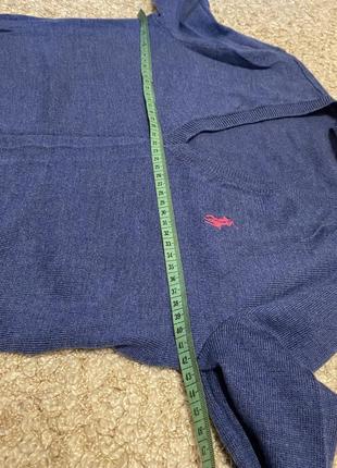 Шерстяной пуловер джемпер ralph laurent 100% мериносовая шерсть6 фото