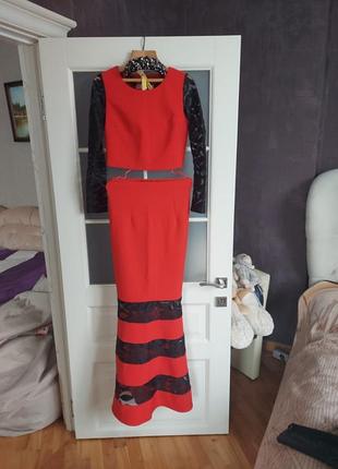 Костюм, топ + юбка