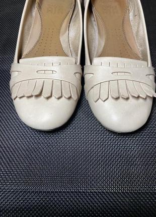 Туфли балетки кожаные2 фото