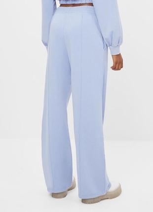 Длинные широкие брюки bershka wide leg3 фото