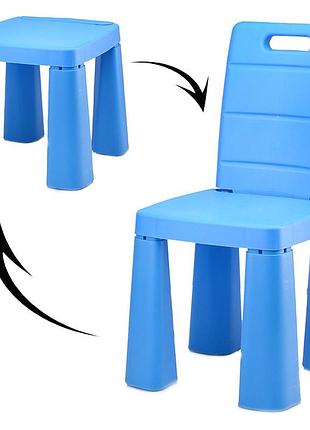 Стульчик-табурет детский doloni, голубой (04690/1)