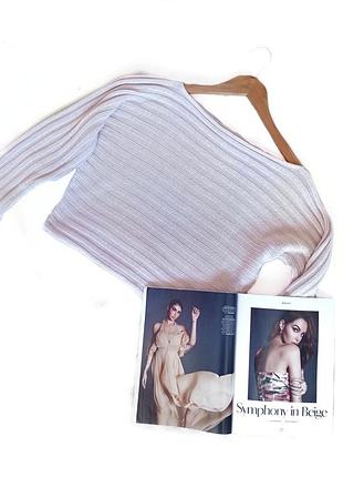 Стильный укороченный нежно розовый демпер