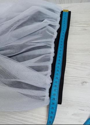 Брендовая фатиновая юбка миди5 фото