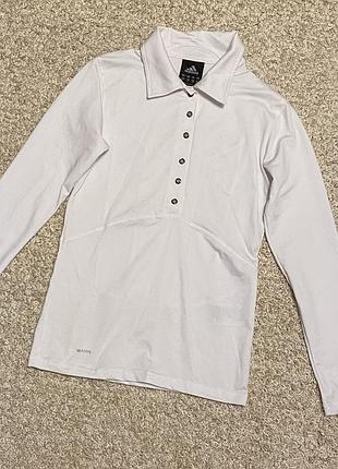 Футболка поло лонгслив adidas