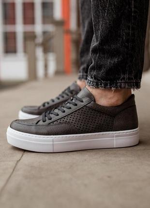 Мужские кеди south axel grey white 40-41-42-43-44-45