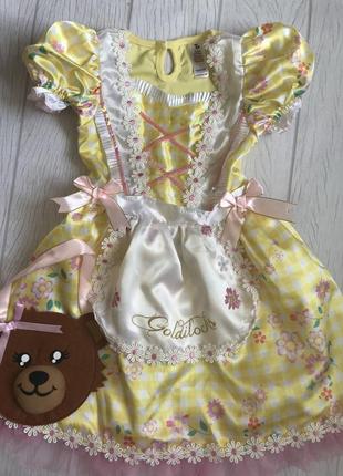 Сукня золотоволоска маша і ведмідь 3-4 роки