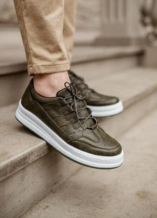 Мужские кроссовки south mars haki white 40-41-42-43-44-45