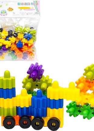 Конструктор puzzle blocks шестиренки hualong toys, (hl6082(95343))