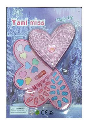 Косметика детская игровая metr+ сердце, 2 яруса 23-32-4см, (15045a-1)