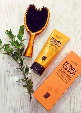 🐝 Glow Mask Pouch ri "медова терапія"   🍯 маска honey intensive hair mask