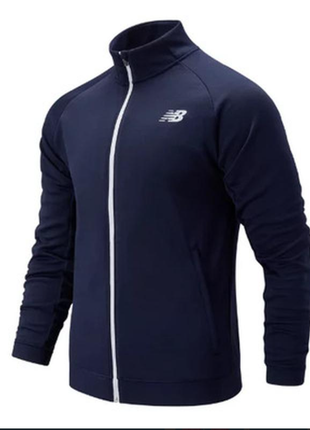 Спортивная куртка new balance tenacity knit jacket eclipse