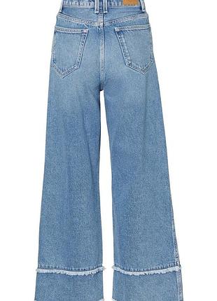 Широкие джинсы с высокой посадкой клеш vero moda denim веро мода деним бермуды палаццо