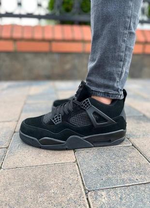 Кроссовки nike air jordan 4 retro “black cat”5 фото