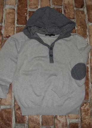 Хлопковая кофта толстовка мальчику 4 - 5 лет
