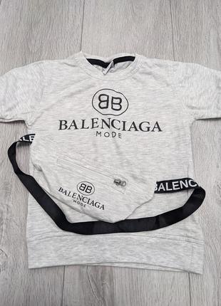 Футболка футболочка бананка сумка balenciaga