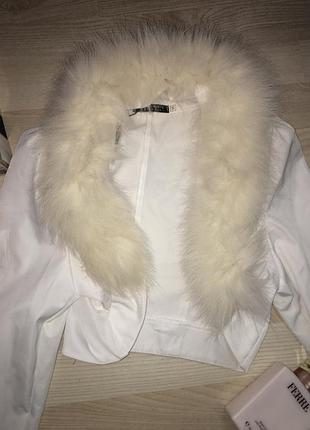 Красиве болеро з натуральним хутром