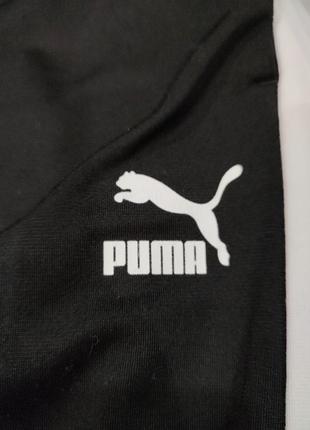 Черные широкие брюки с разрезом puma7 фото