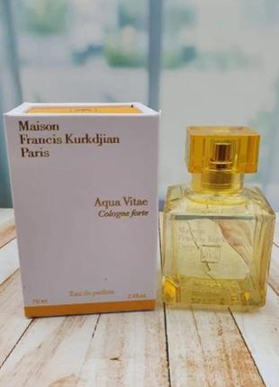 Tester maison francis kurkdjian aqua vitae forte (мейсон франсис куркджан аква вив форте) 70 ml