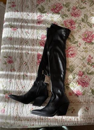 Чоботи з еко шкіри