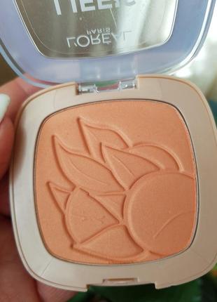 Румяна для лица лореаль l'oreal paris life's a peach blush 01 peach addict4 фото