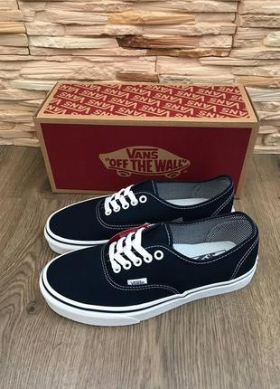 Оригинальные черные женские кеды vans