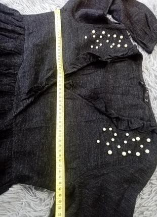 Свободное платье кэжуал с жемчугом zara2 фото