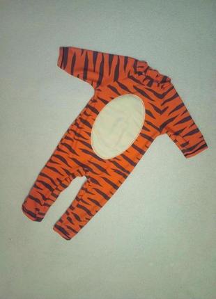 Сдельный красивый купальник тигренок на 80/86см рост