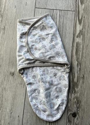 Европеленка кокон спальный мешок для новорожденного