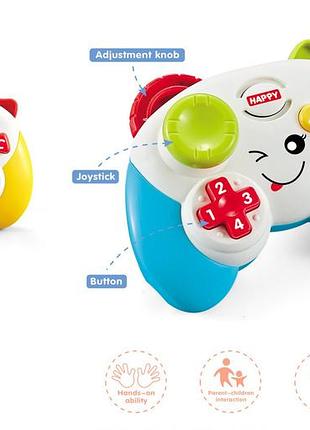 Музична іграшка джойстик зі світлом та звуком