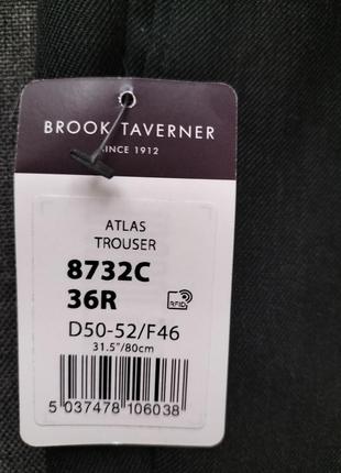 Классические повседневные брюки brook taverner большой размер.10 фото